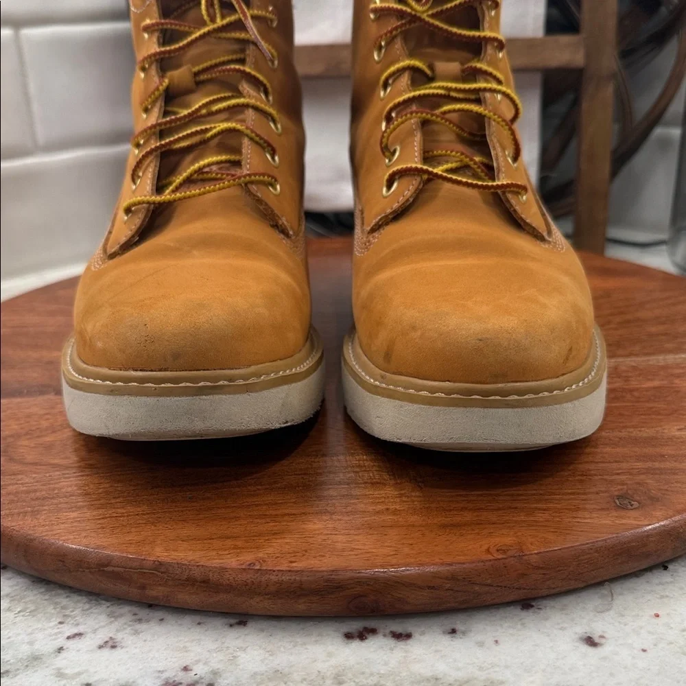 Timberland Womens Kenniston Wheat Tan Nubuck Leather Lace Up Boots - Picture 3 of 9